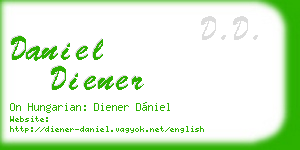 daniel diener business card